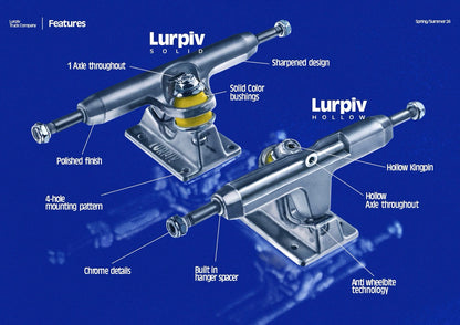 Lurpiv Standard Solid Polished Trucks