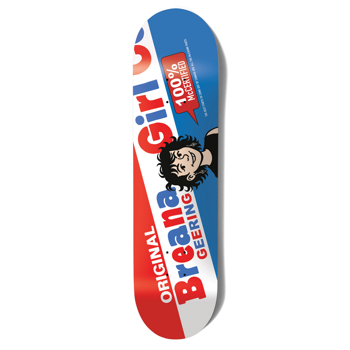 Girl Geering Bubble Gum Deck - 8.25 Twin Tip