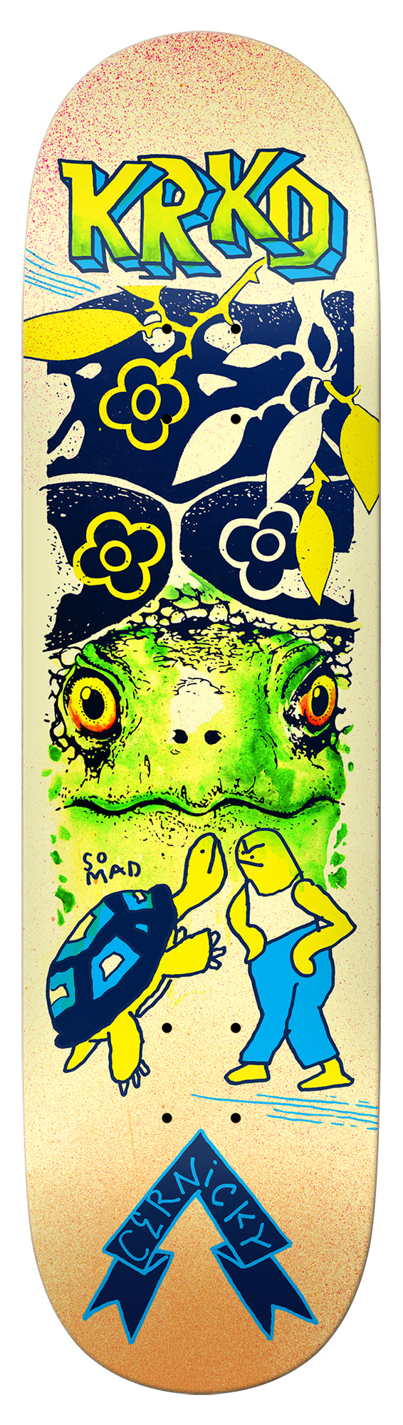 Krooked Cernicky Mad Turtle Deck - 8.5 True Fit