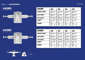 Lurpiv Standard Solid Polished Trucks