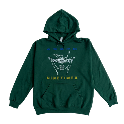 Ninetimes Utopia Hoodie - Forest Green