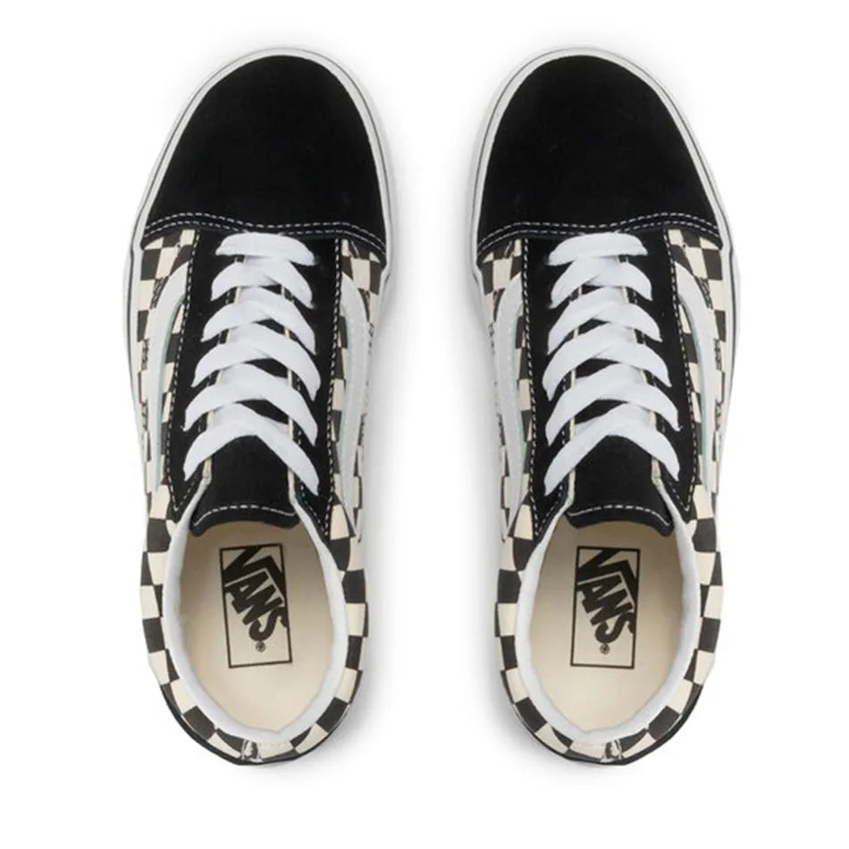 Vans Kids Old Skool - Primary Check Black/White