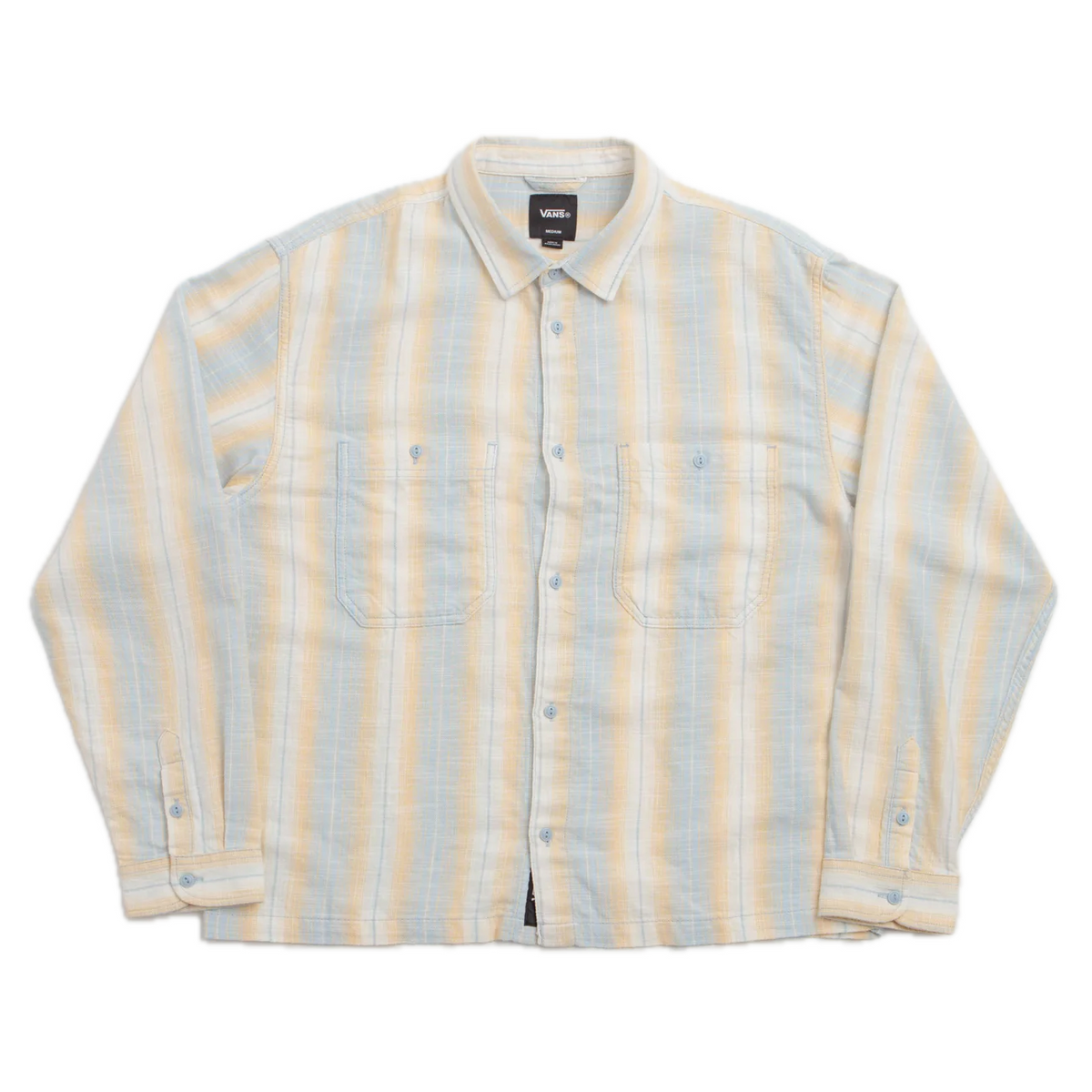 Vans Larkspur Lightweight Stripe Shirt - Soft Slate