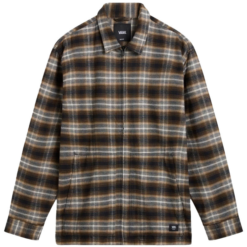 Vans Montwood Zip Flannel - Black/Sepia