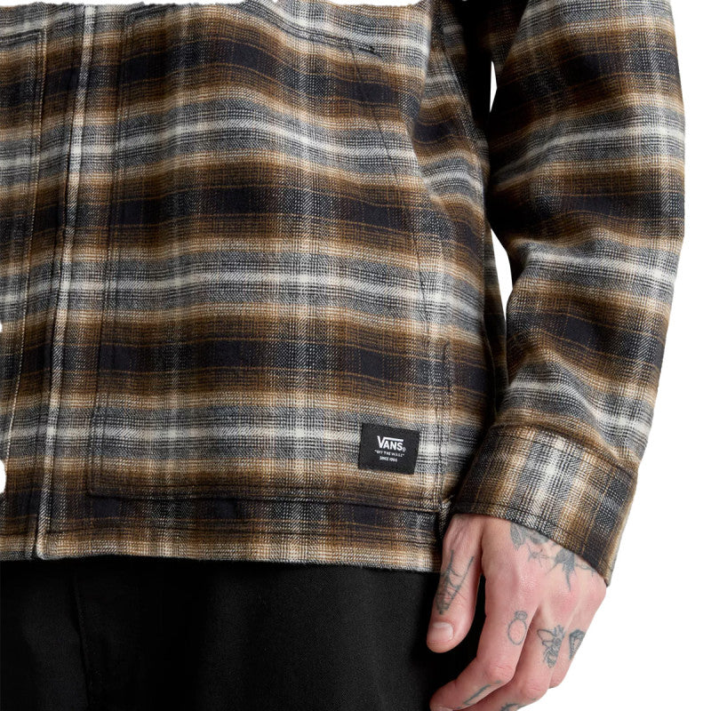 Vans Montwood Zip Flannel - Black/Sepia