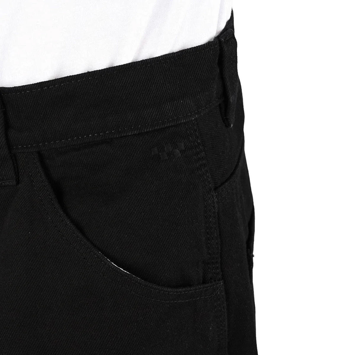 Vans Skate Atiba Check-5 Loose Denim Pant - Black Denim