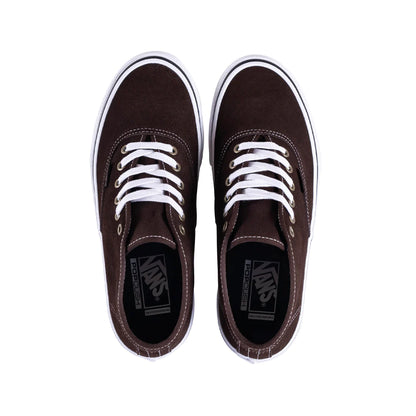 Vans Skate Authentic Mid VCU - Dark Brown/White