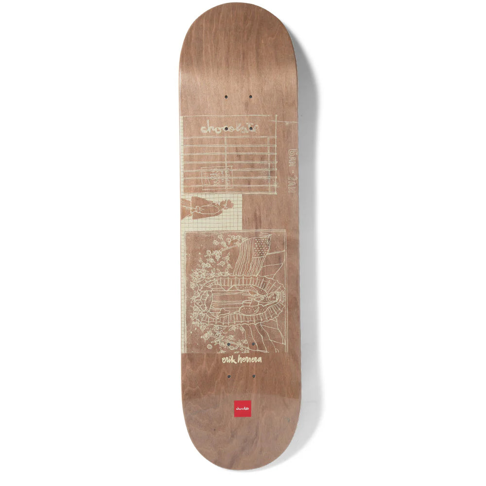 Chocolate Herrera Unearthed Hecox Deck - 8.5