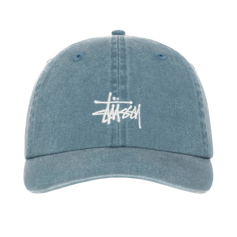 Stussy Washed Basic Low Pro Cap - Ink Blue