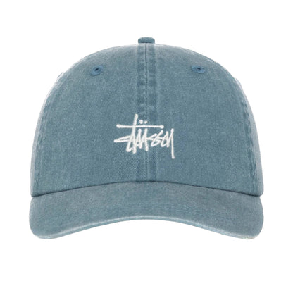 Stussy Washed Basic Low Pro Cap - Ink Blue
