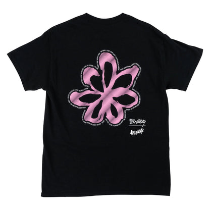 Welcome X Britney Spears Flower Tee - Black