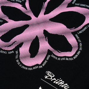 Welcome X Britney Spears Flower Tee - Black