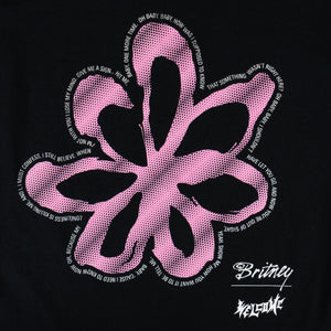 Welcome X Britney Spears Flower Tee - Black