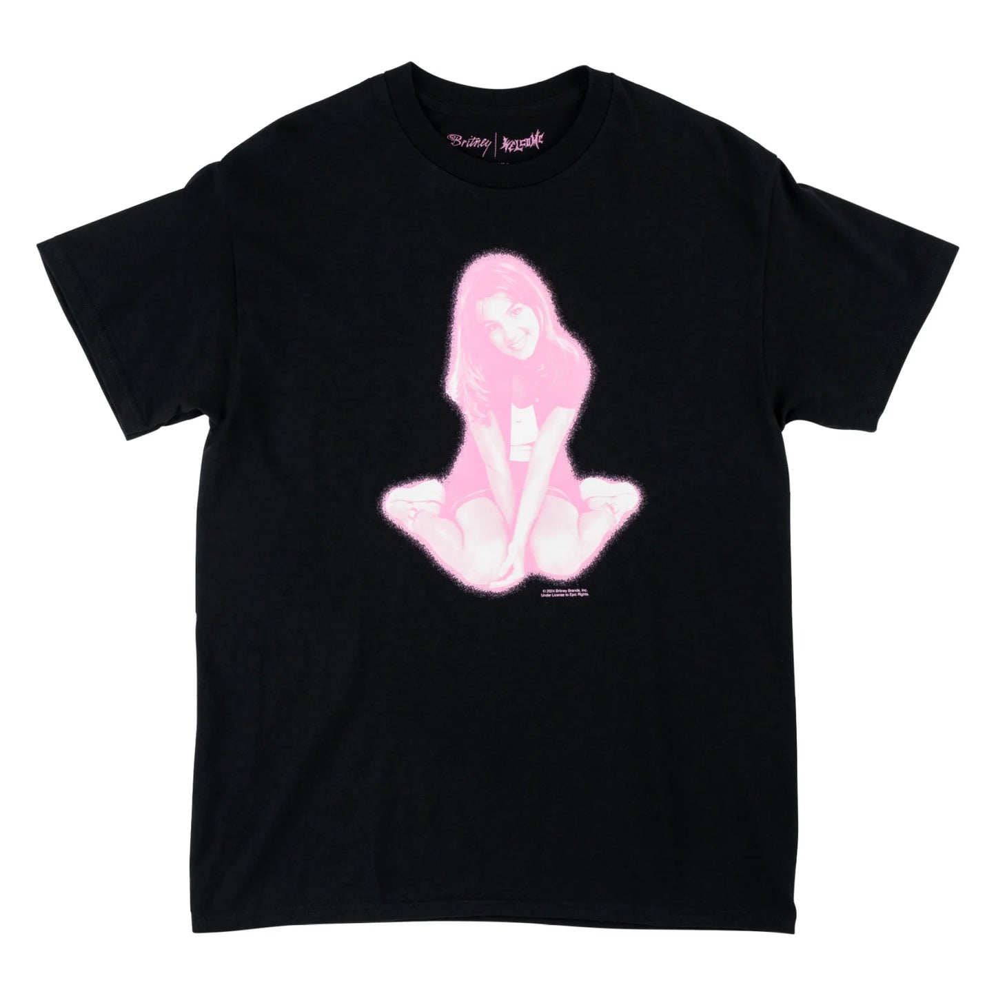 Welcome X Britney Spears Flower Tee - Black