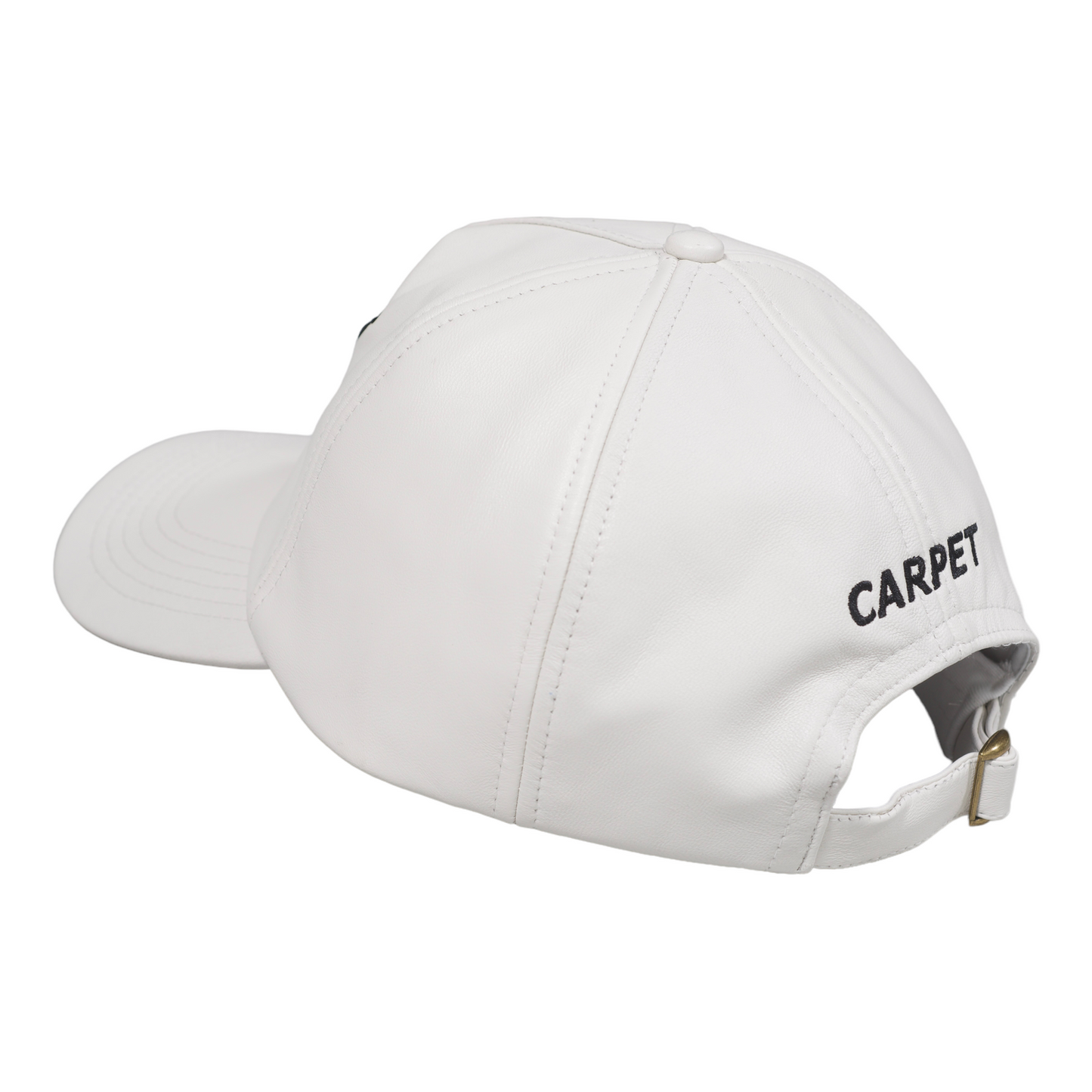 Carpet Company C-Star Genuine Leather Hat - White