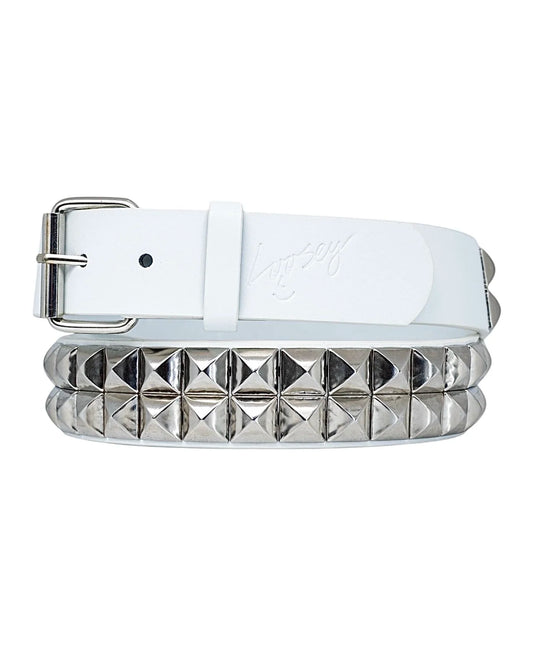 Loosey Stud Finder Belt - White