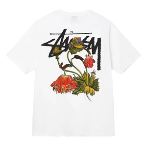 Stussy Withered Flower Tee - White