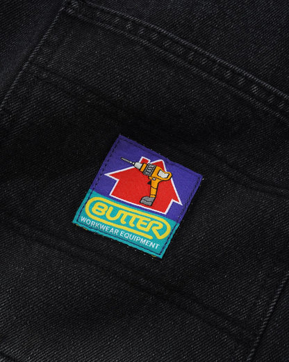 Butter Goods Work Pants - Distressed Black