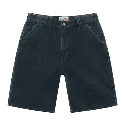 Stussy Washed Canvas Work Short - Black