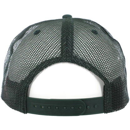Baker Yeller Trucker Hat - Dark Green