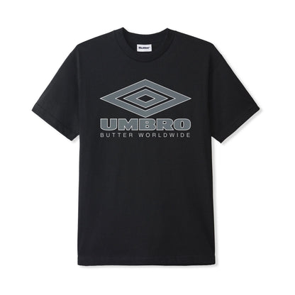 Butter Goods X Umbro Diamond Logo Tee - Black