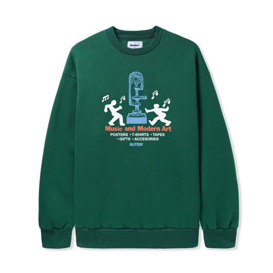 Butter Goods Gallery Crewneck - Forest