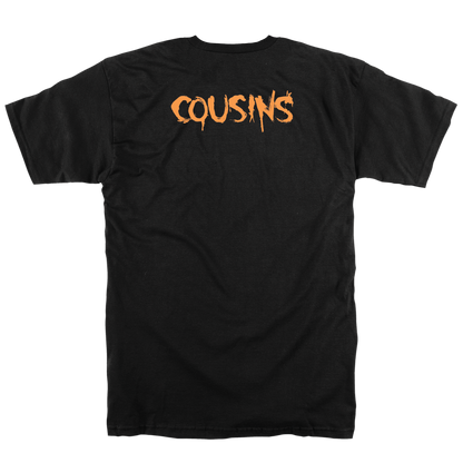 Zero x Cousins Skull Tee - Black/Orange