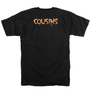 Zero x Cousins Skull Tee - Black/Orange