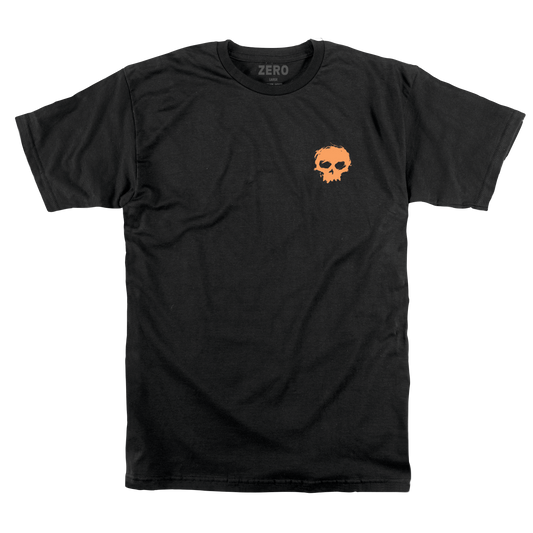 Zero x Cousins Skull Tee - Black/Orange