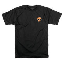 Load image into Gallery viewer, Zero x Cousins Skull Tee - Black/Orange