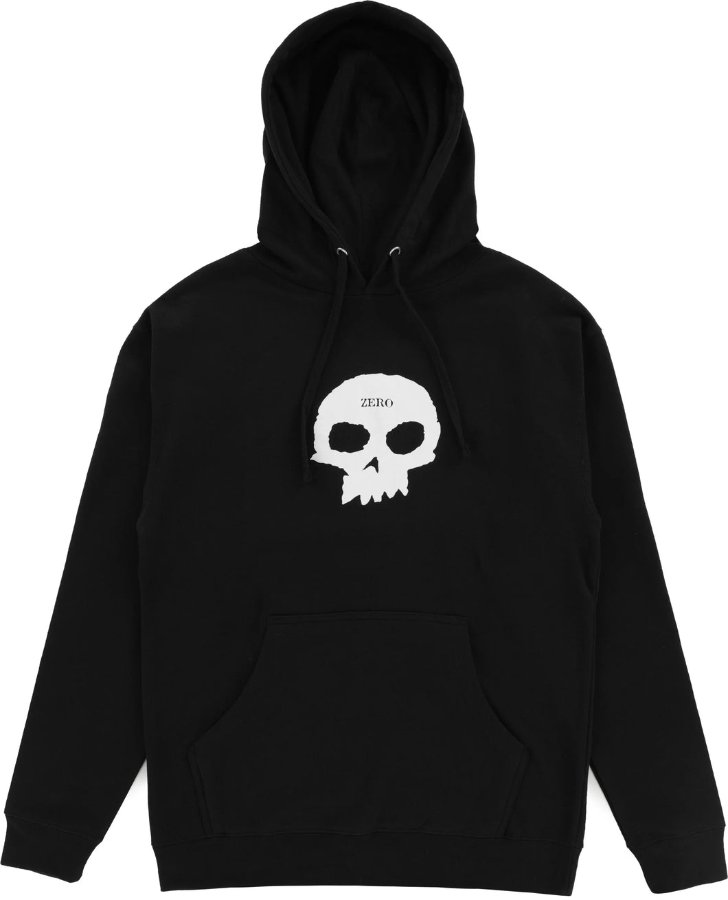 Zero Single Skull Hood Hoodie - Black