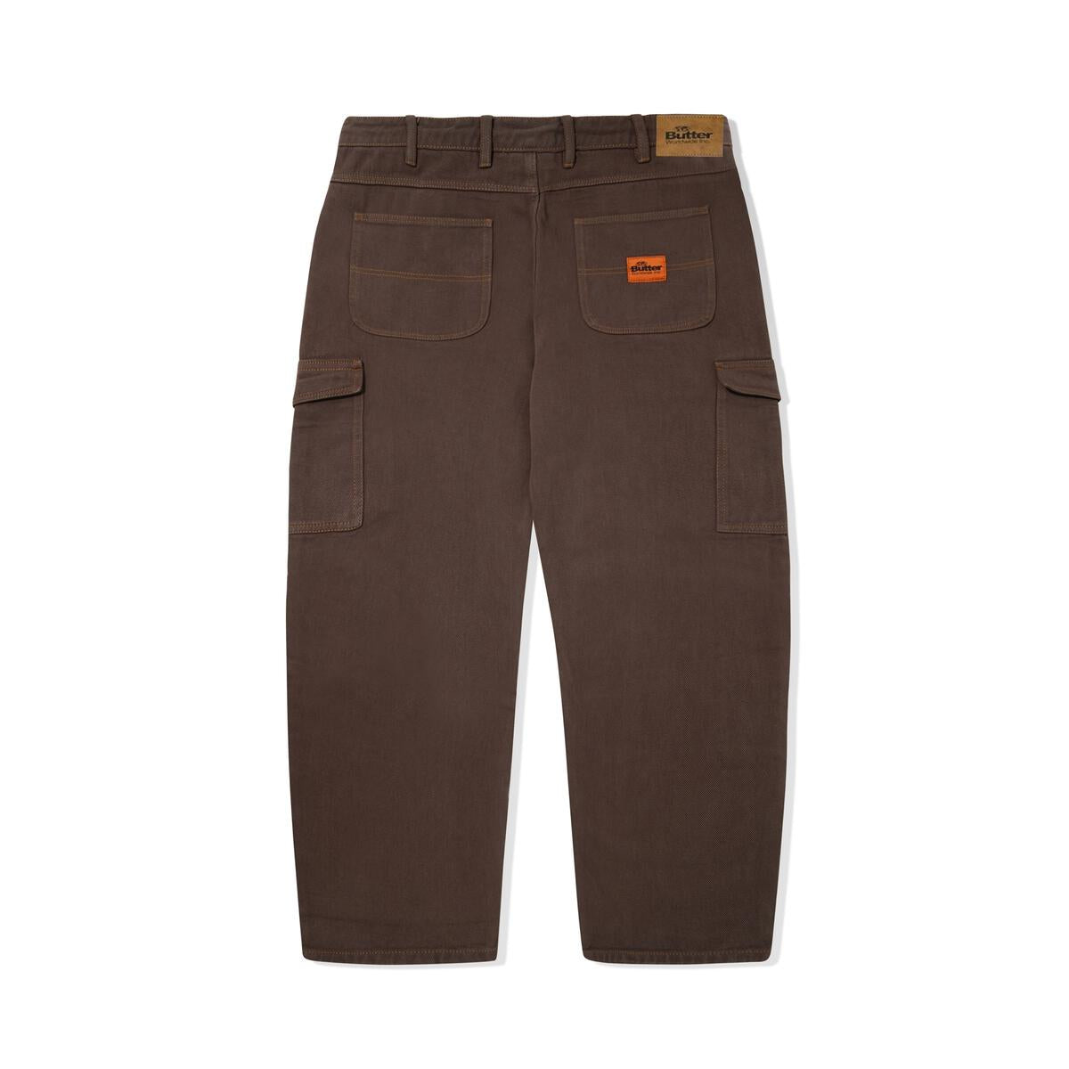 Butter Goods Santosuosso Cargo Denim Pants - Brown