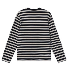 Load image into Gallery viewer, Stussy Multi Color Striped Crew - Black