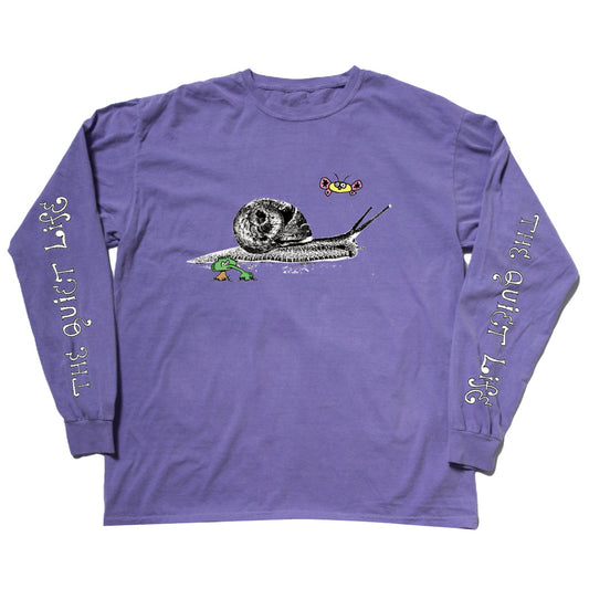 The Quiet Life Snail Longsleeve - Purple