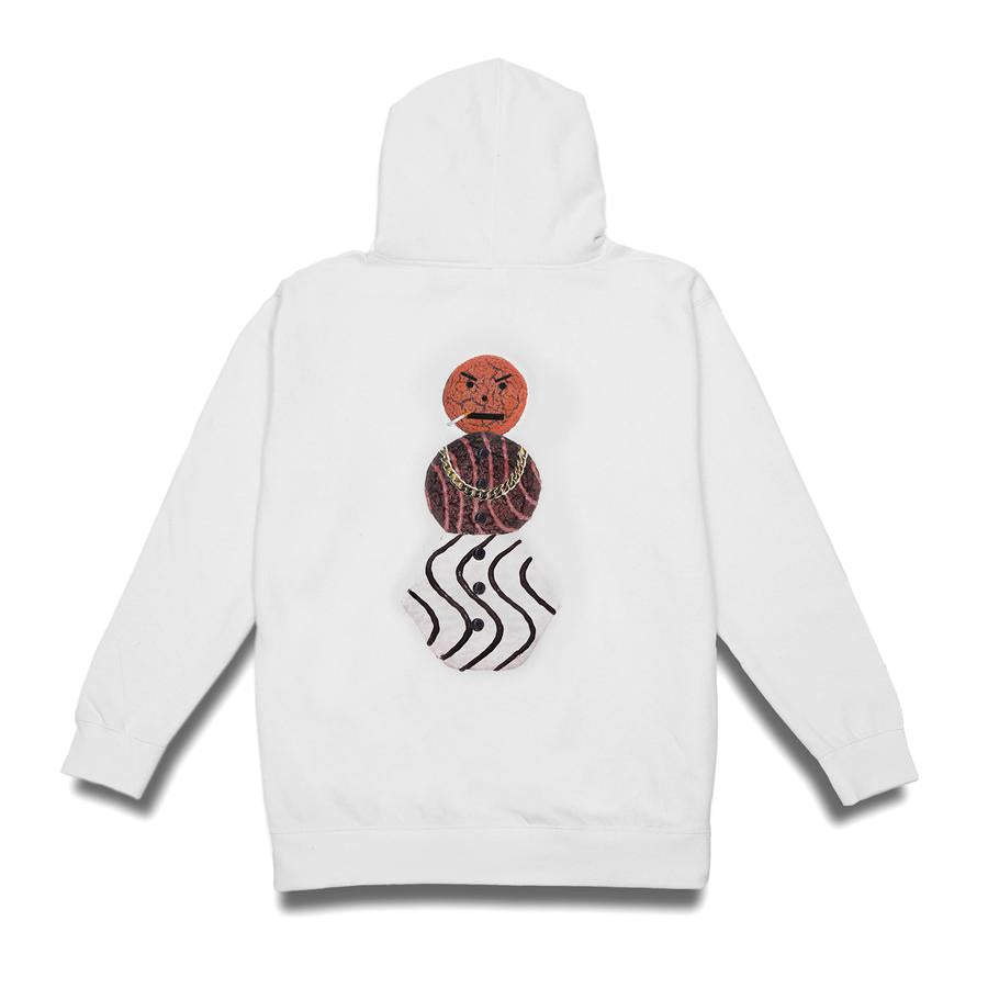 Quartersnacks Classic Snackman Hoody - White