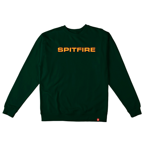 Spitfire Classic '87 Crewneck - Dark Green/Red/Gold