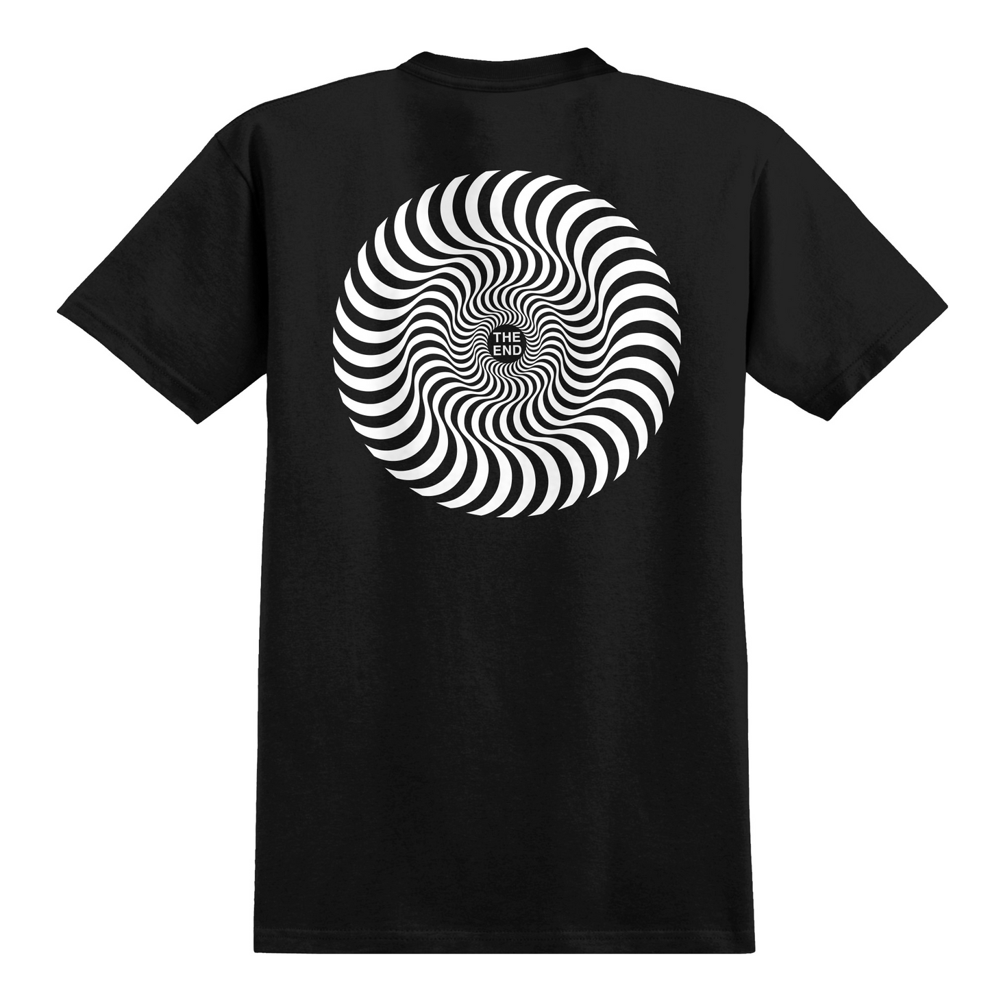 Spitfire Classic Swirl Tee - Black/White