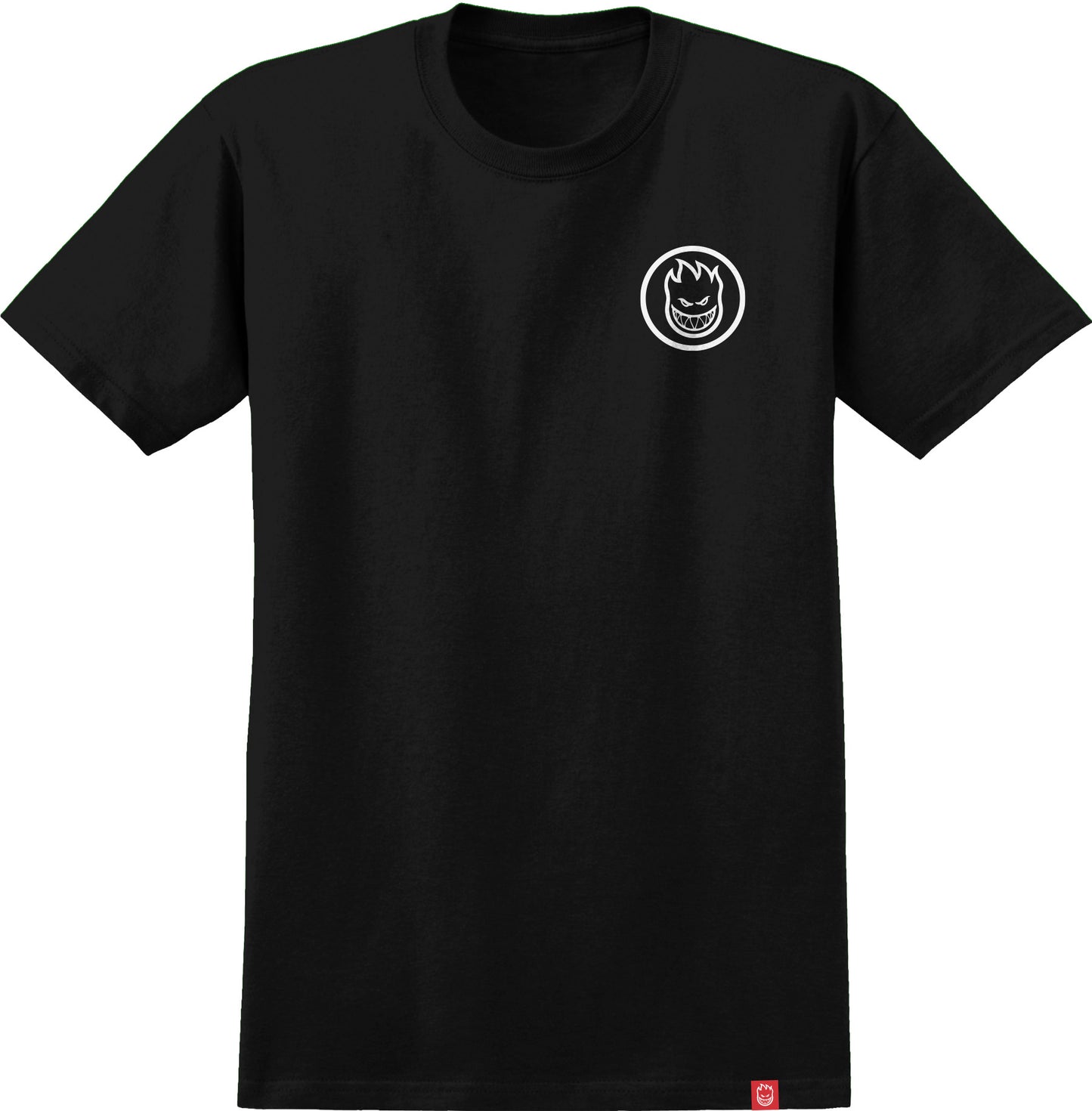 Spitfire Classic Swirl Tee - Black/White