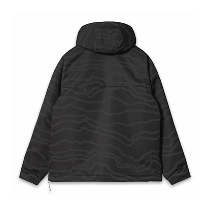 Carhartt WIP Nimbus Pullover Jacket Deep Freeze Print - Black/Reflective Black