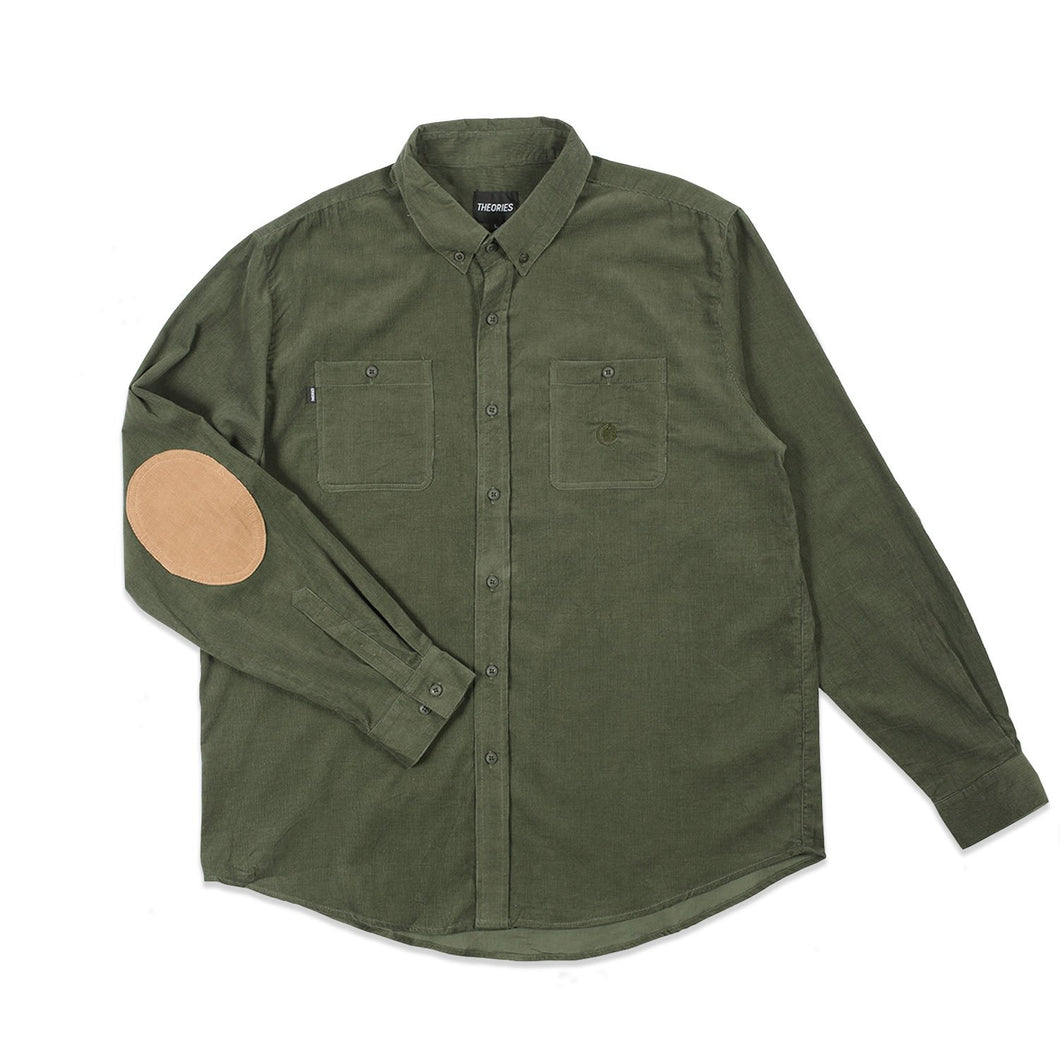 Theories Utility Cord Shirt - Forest