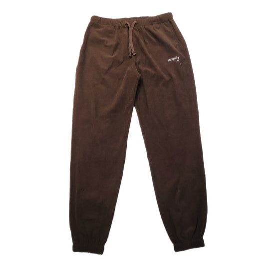 Stingwater Corduroy Melting Logo Sweatpants - Brown