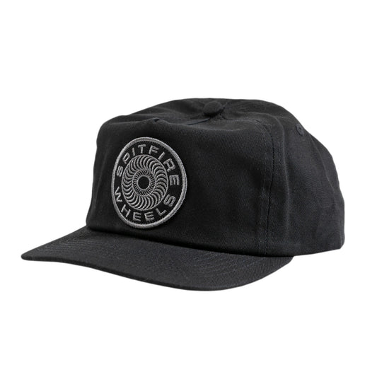 Spitfire Classic '87 Swirl Patch Snapback - Black/Black