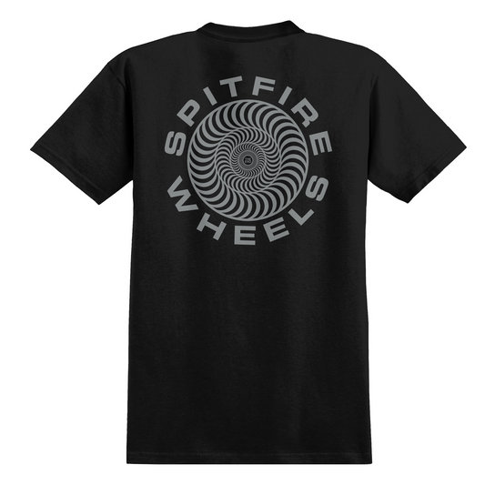 Spitfire Classic '87 Swirl Tee - Black/Grey