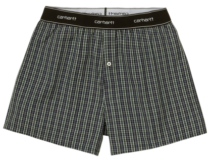 Carhartt WIP Cotton Script Boxers - Grove James Check