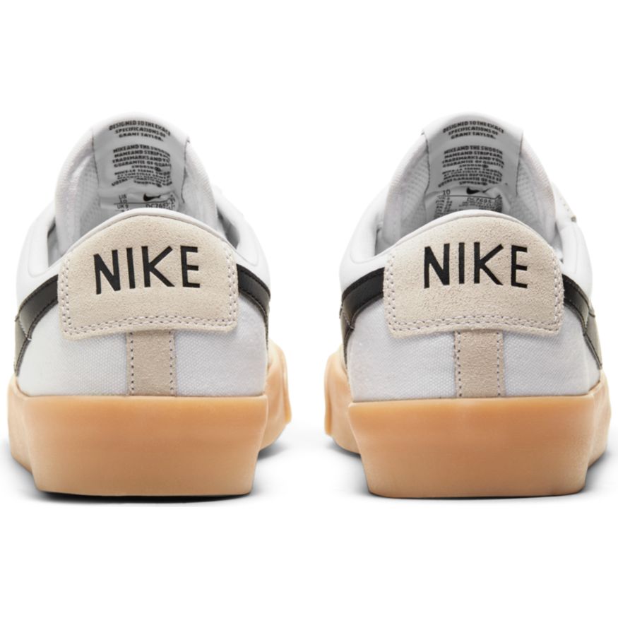 Nike SB Zoom Blazer Low Pro GT - White/Black/Gum – Ninetimes Skateshop