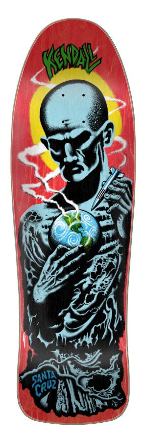 Santa Cruz Kendall Atomic Man Reissue Deck - 9.75