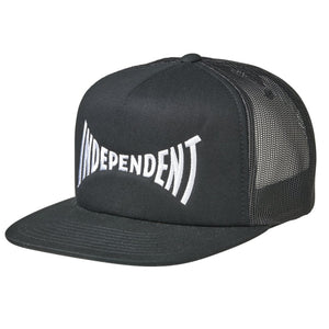 Independent Span Mesh Trucker Hat - Black
