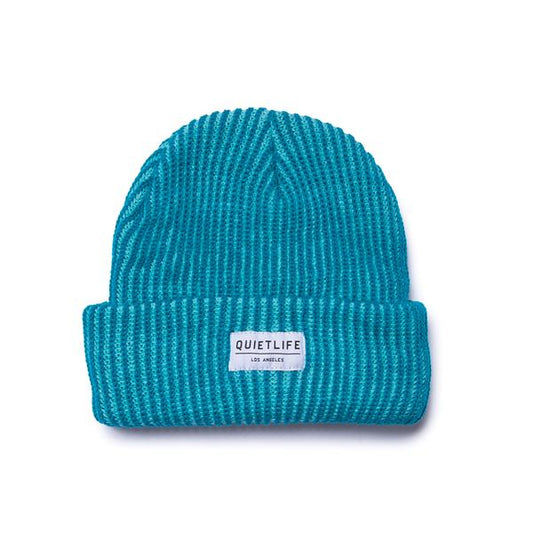 The Quiet Life Vertical Striped Beanie - Mint/Teal