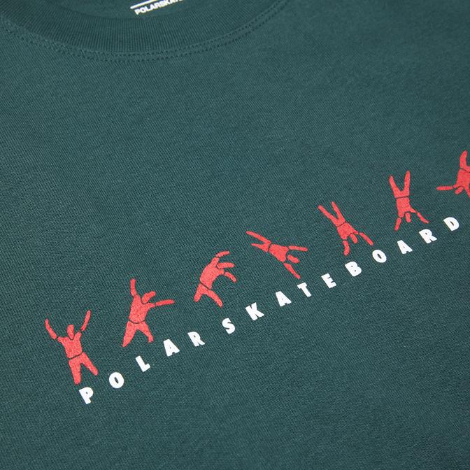 Polar Cartwheel Tee - Grey Teal
