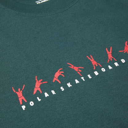 Polar Cartwheel Tee - Grey Teal